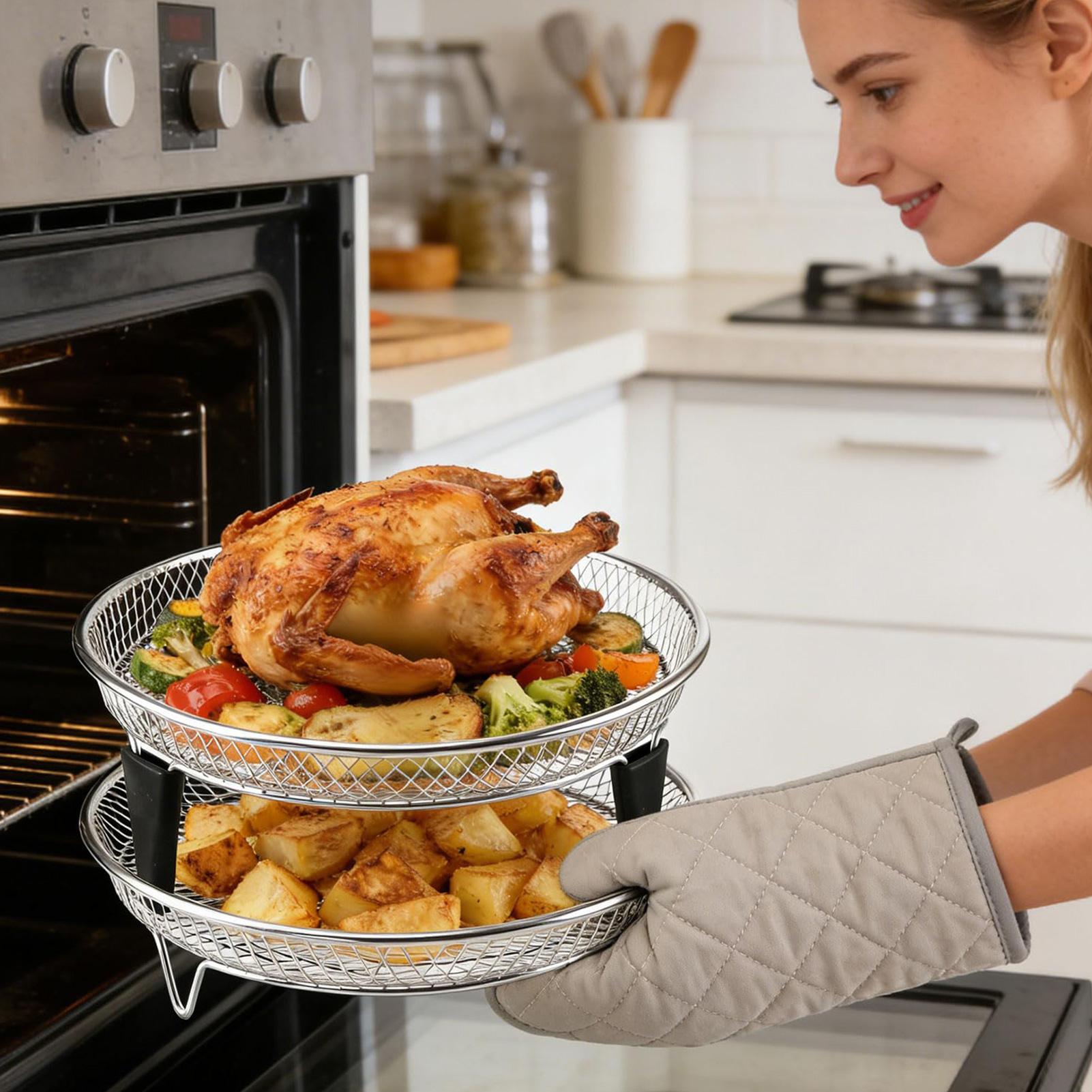 Air Fryer Accessories Stainles - Commercial Kitchen Steamer 리뷰 및 가격