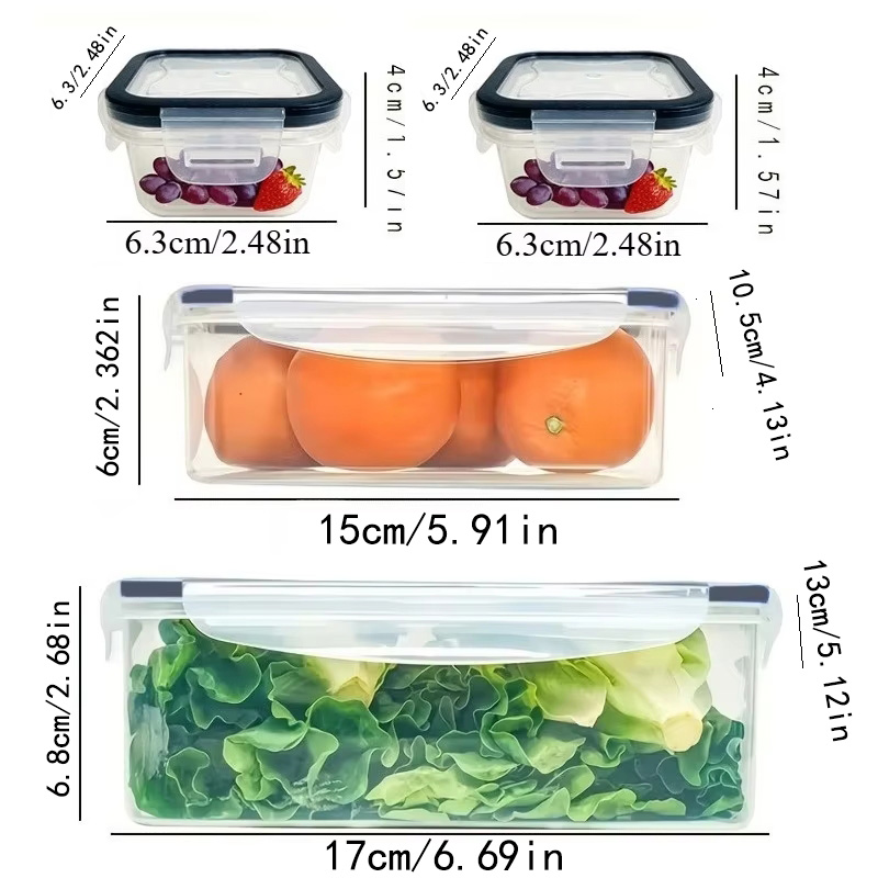 8Pcs Set Includes 4 Containers - Commercial Kitchen Organiser review and price