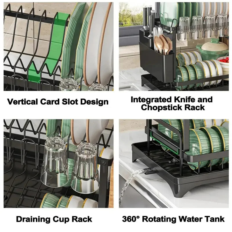Space Saving 2-Tier Dish Dryin - Commercial Kitchen Floor Drain 리뷰 및 가격