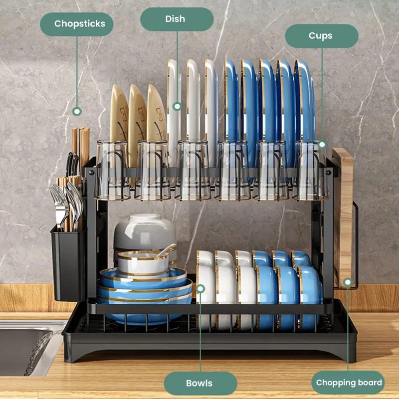 Space Saving 2-Tier Dish Dryin - Commercial Kitchen Floor Drain 리뷰 및 가격