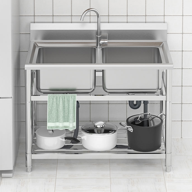 2026-stainless steel pool kitc - Commercial Kitchen Double Sink review and price