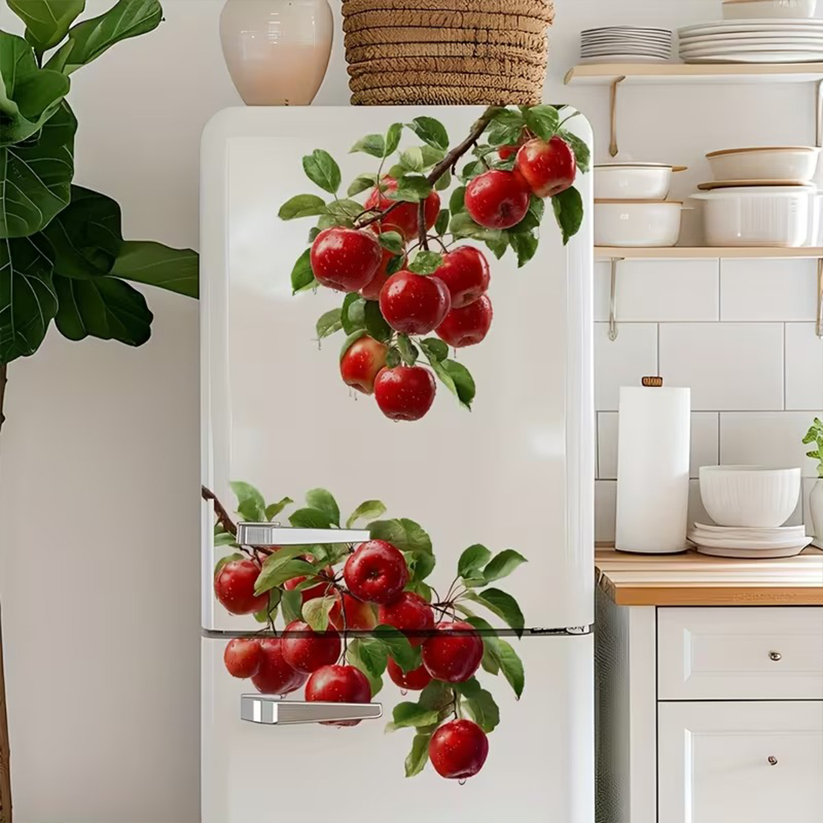 3D Red Apple Refrigerator Magn - Commercial Kitchen Wall 리뷰 및 가격