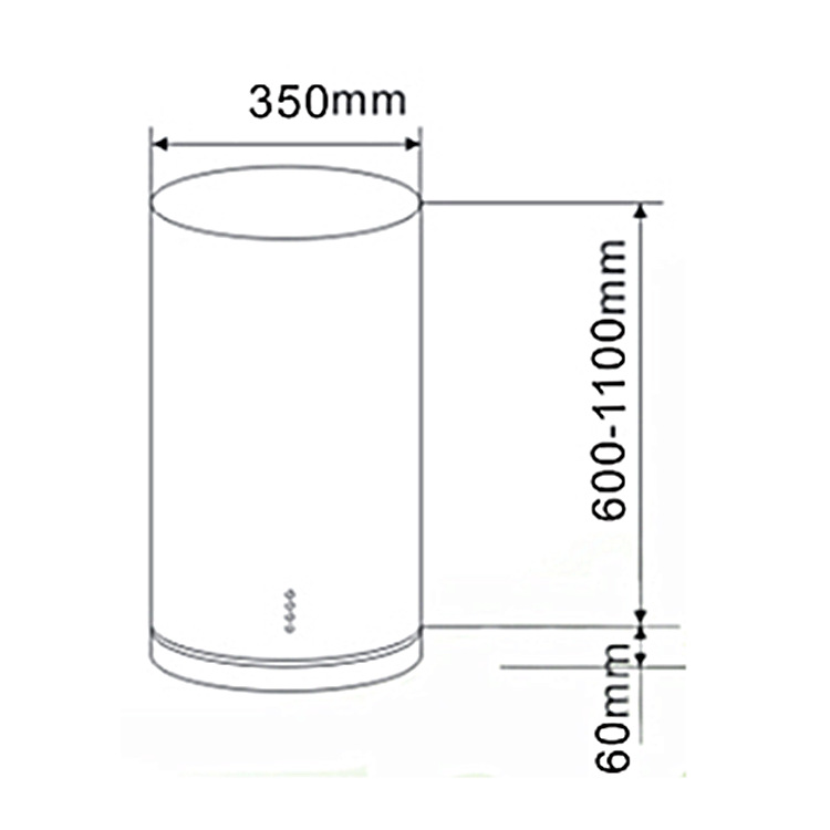 New Design Island Cylindrical  - Commercial Kitchen Hood Design review and price