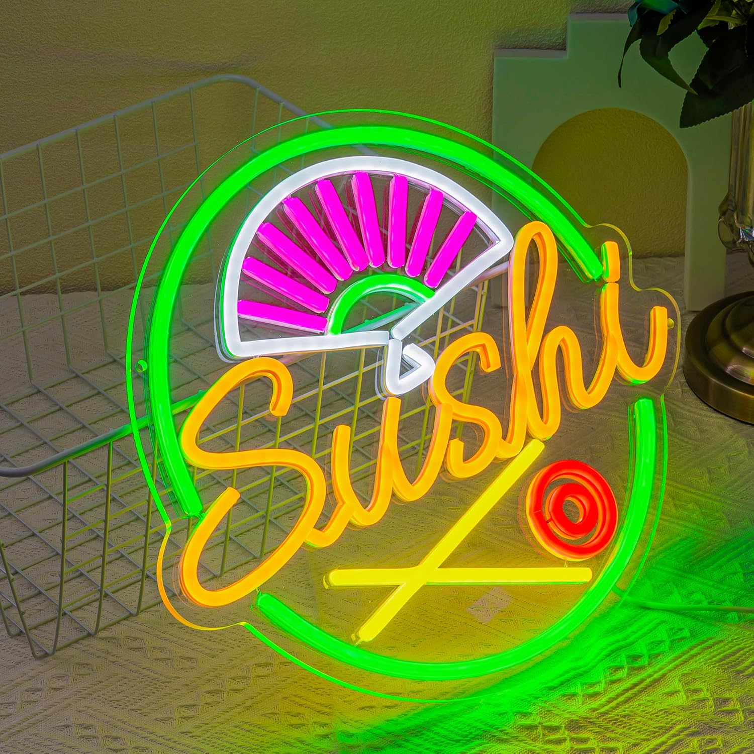 Sushi Neon Sign for Wall Decor - Commercial Kitchen Japanese review and price