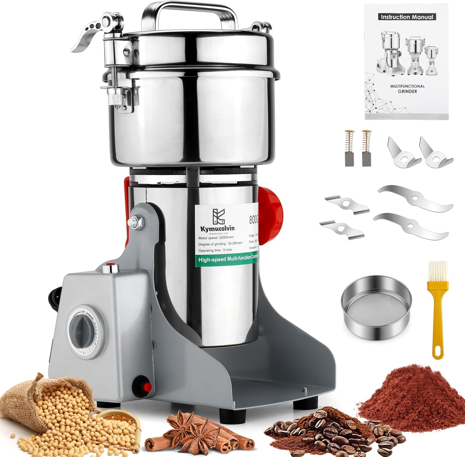 Electric Grain Mill Grinder-80 - Commercial Kitchen Grinder 리뷰 및 가격