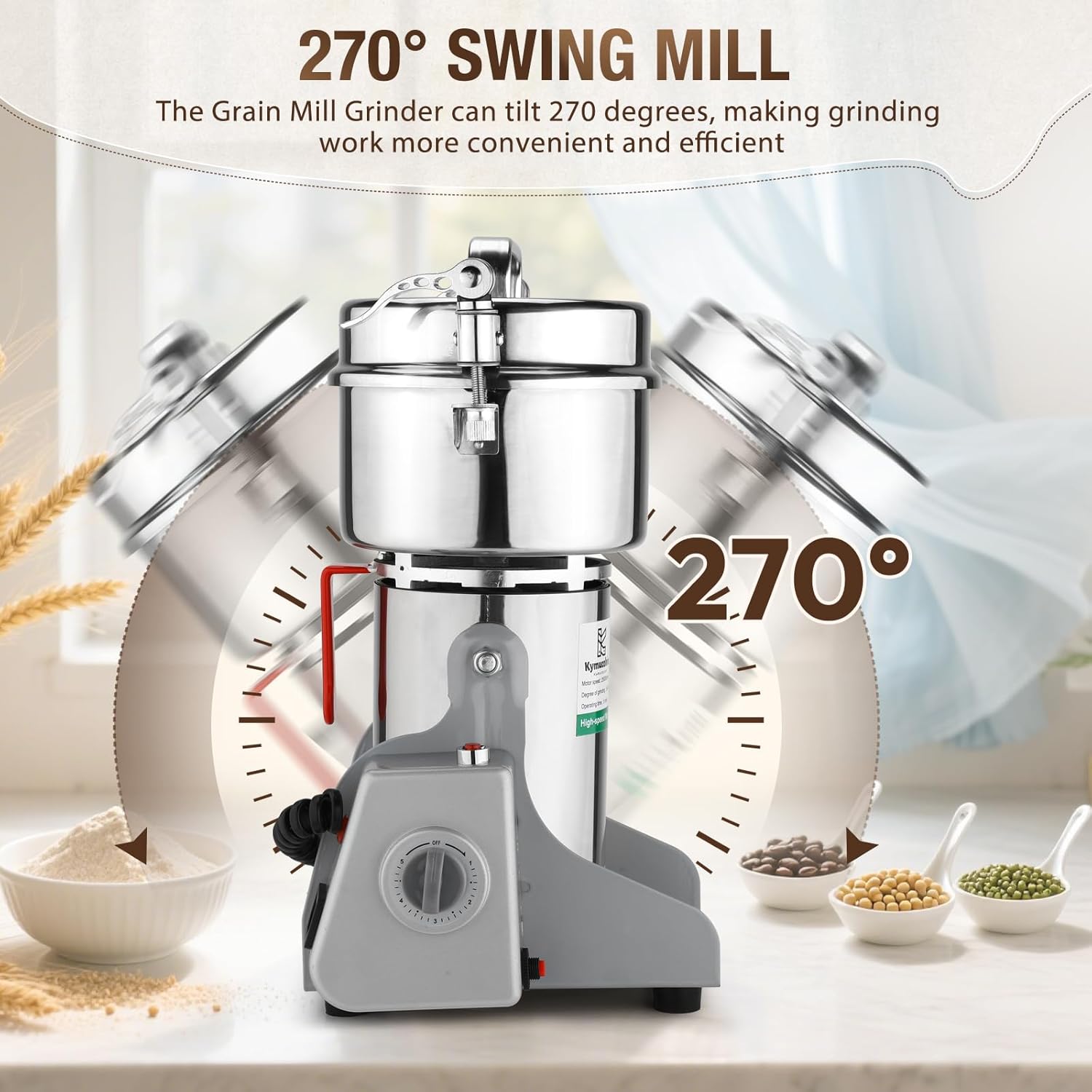 Electric Grain Mill Grinder-80 - Commercial Kitchen Grinder 리뷰 및 가격