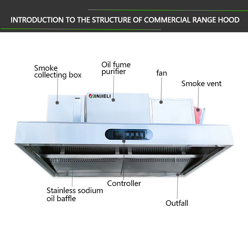 JINJELI Commercial Smart Stain - Commercial Kitchen Chimney review and price