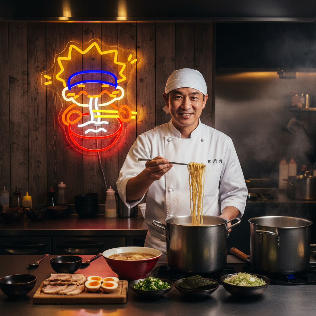 Anime Ramen LED Neon Sign Dimm - Commercial Kitchen Japanese review and price