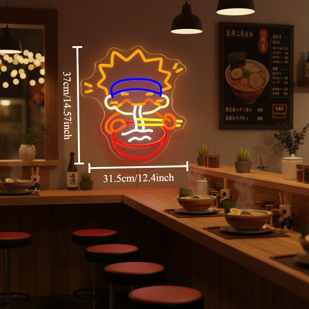 Anime Ramen LED Neon Sign Dimm - Commercial Kitchen Japanese review and price