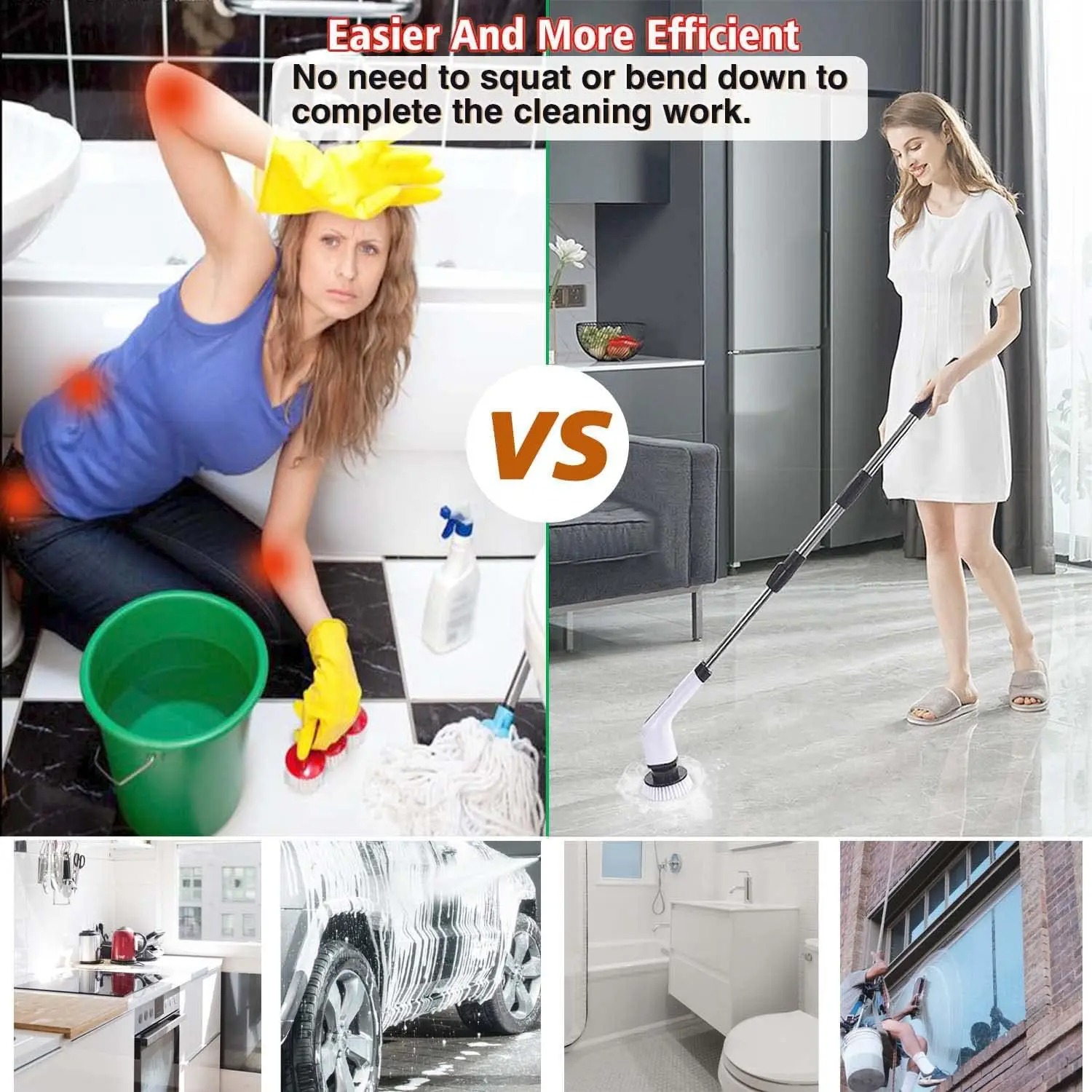 Cordless Electric Spin Scrubbe - Commercial Kitchen Cleaning review and price