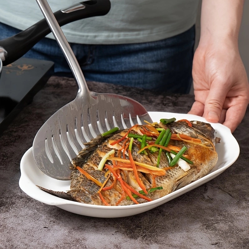 Stainless Steel Fish Fry Turne - Commercial Kitchen Appliance review and price