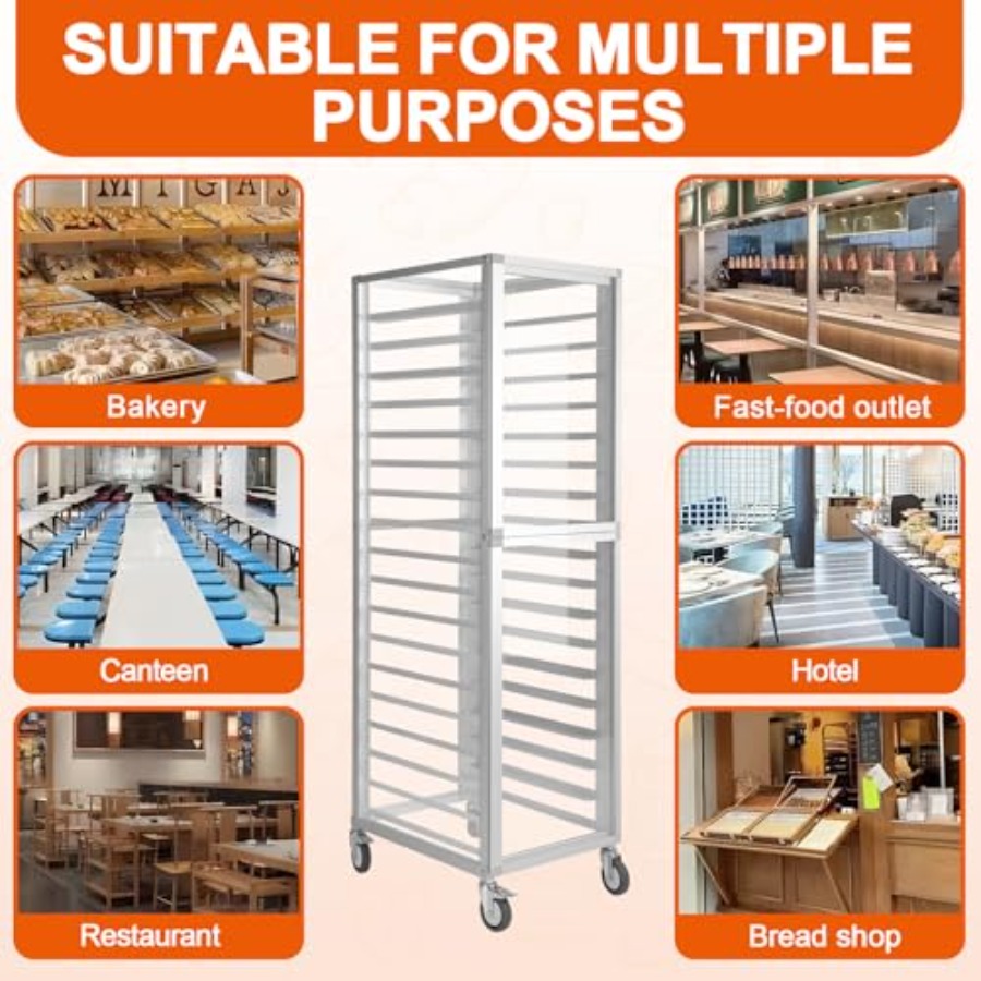 Commercial bakery rack for bun - Commercial Kitchen Rack review and price