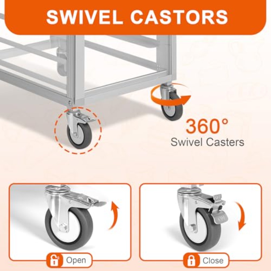 Commercial bakery rack for bun - Commercial Kitchen Rack review and price