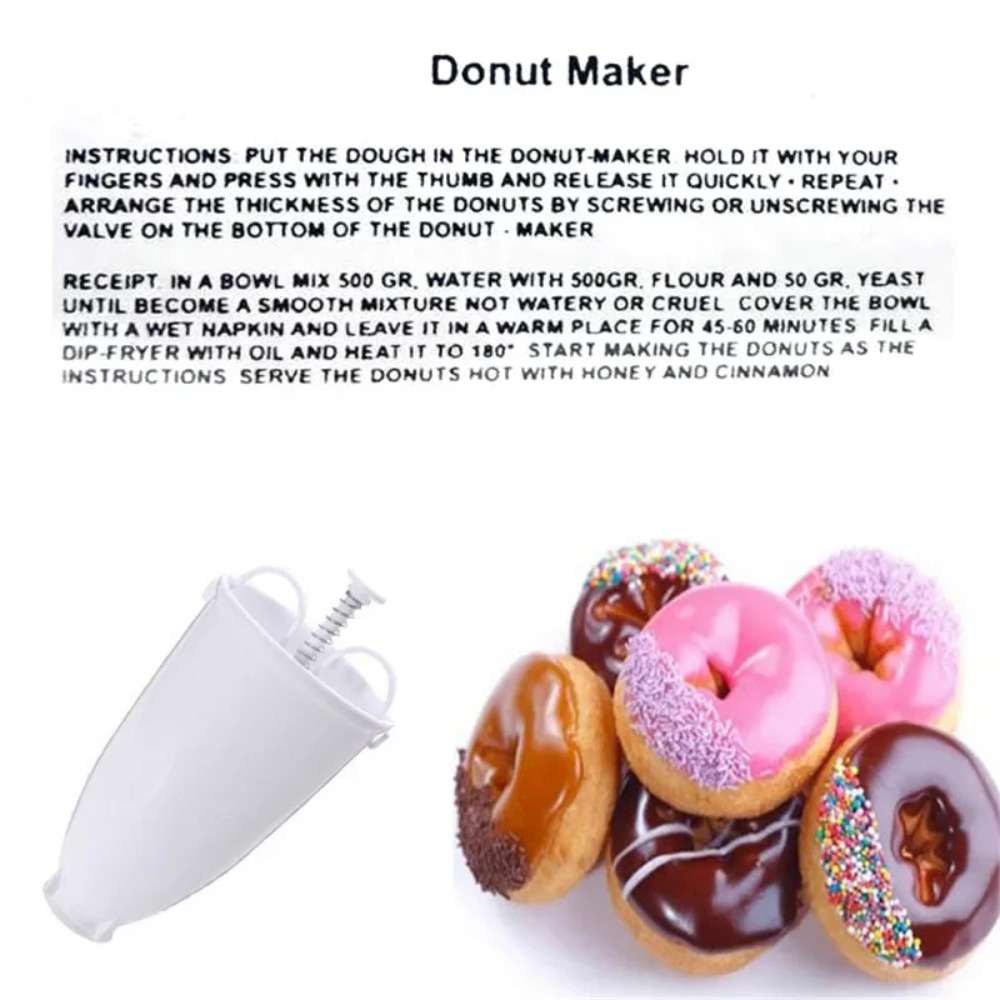 Donut Maker with Plunger Dispe - Donut Making Machine 리뷰 및 가격