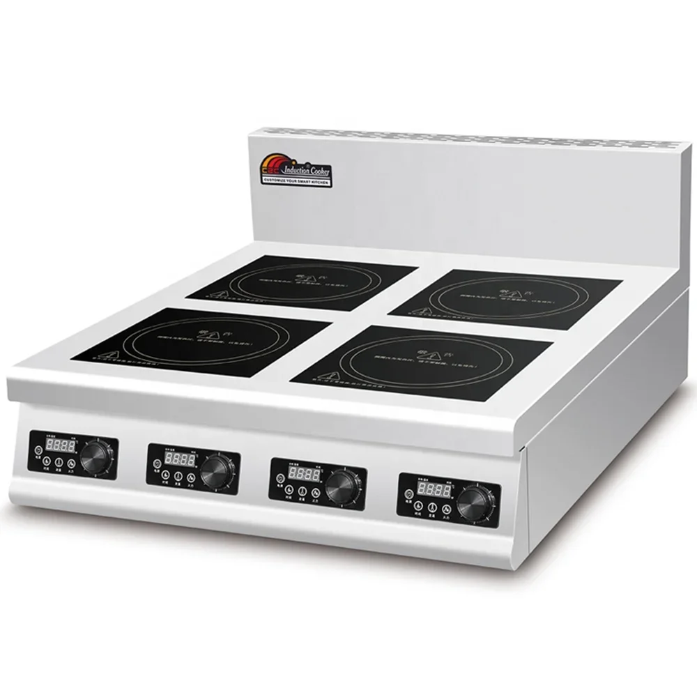 4 Burner Flat Industrial Comme - Commercial Kitchen Induction 리뷰 및 가격
