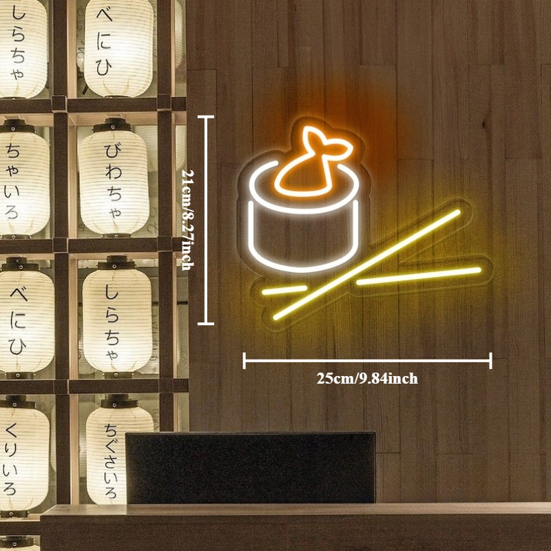 Sushi Roll Chopsticks LED Neon - Commercial Kitchen Japanese review and price
