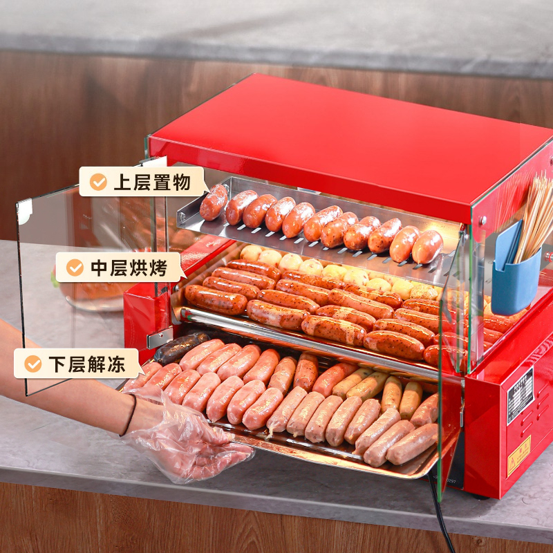 Automatic Commercial Hot Dog M - Hot Dog Roller Grill review and price