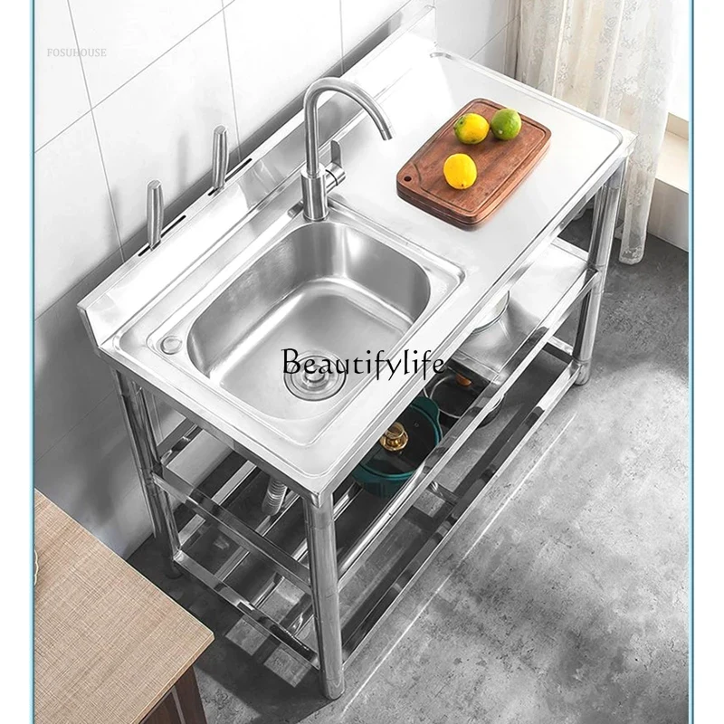 Thickened Modern Kitchen Sinks - Commercial Kitchen Double Sink review and price