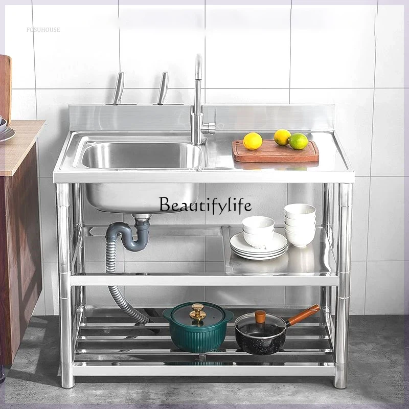 Thickened Modern Kitchen Sinks - Commercial Kitchen Double Sink review and price