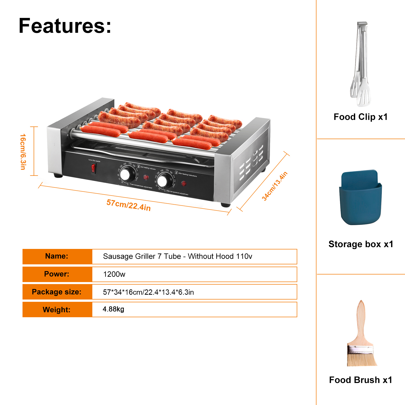 Hotdog Machine, 17 Hot Dogs Ca - Hot Dog Roller Grill review and price