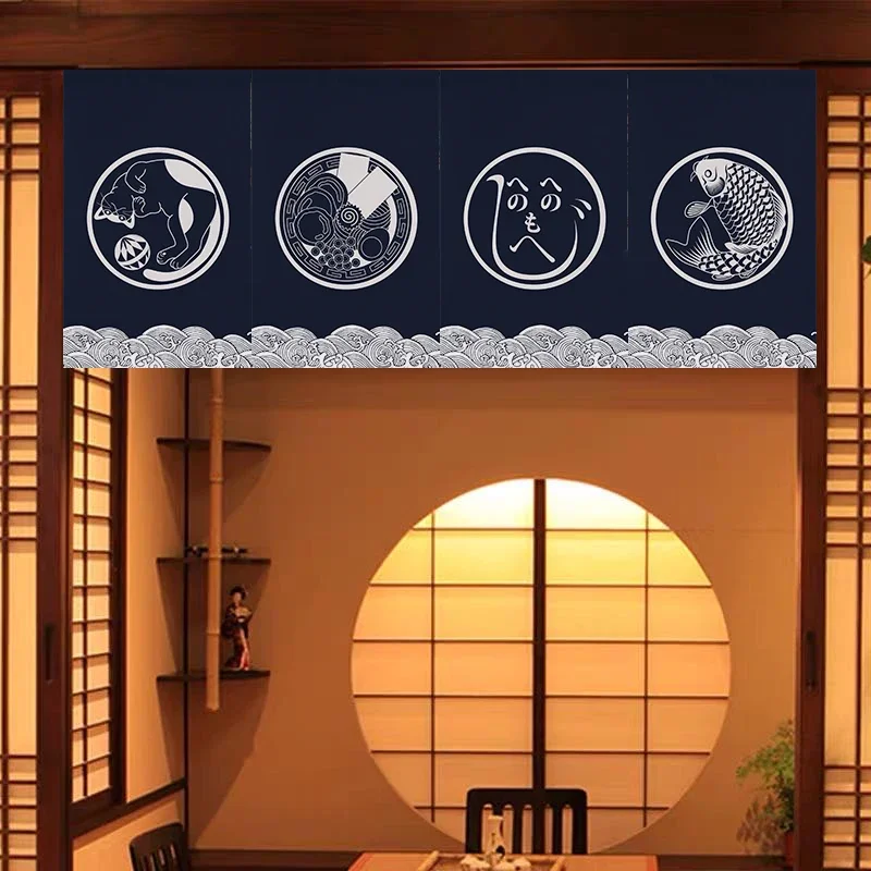 Japanese Short Curtain Decorat - Commercial Kitchen Japanese review and price
