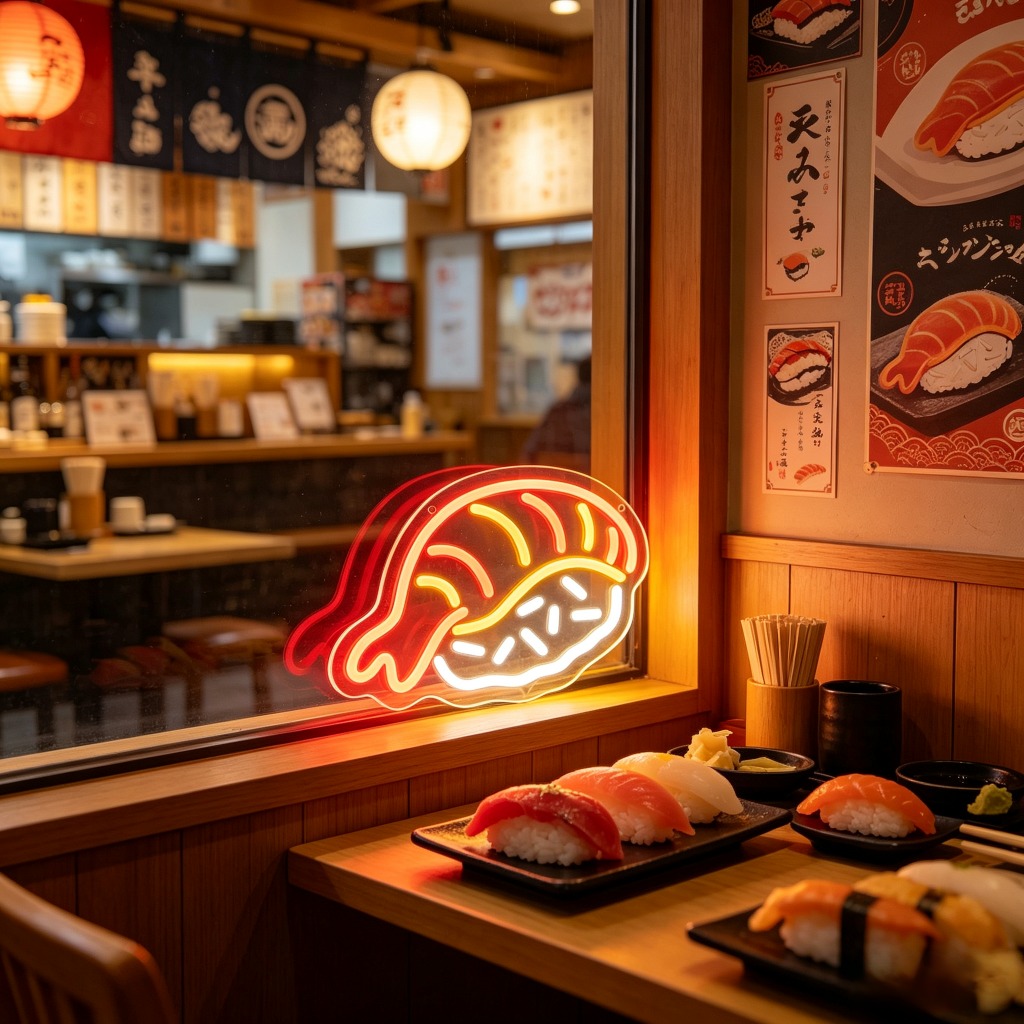 Creative Sushi LED Neon Light  - Commercial Kitchen Japanese review and price