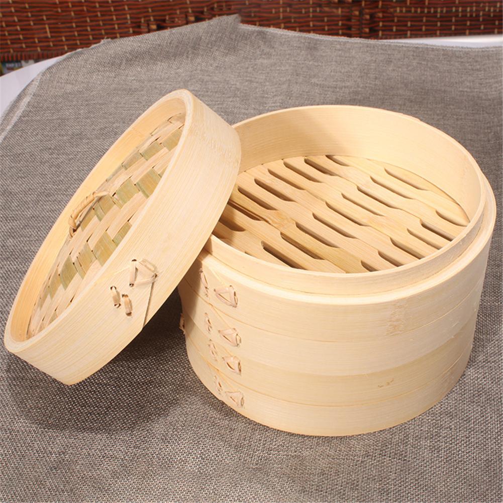 Bamboo Steamer Home Wooden Bam - Commercial Kitchen Steamer 리뷰 및 가격