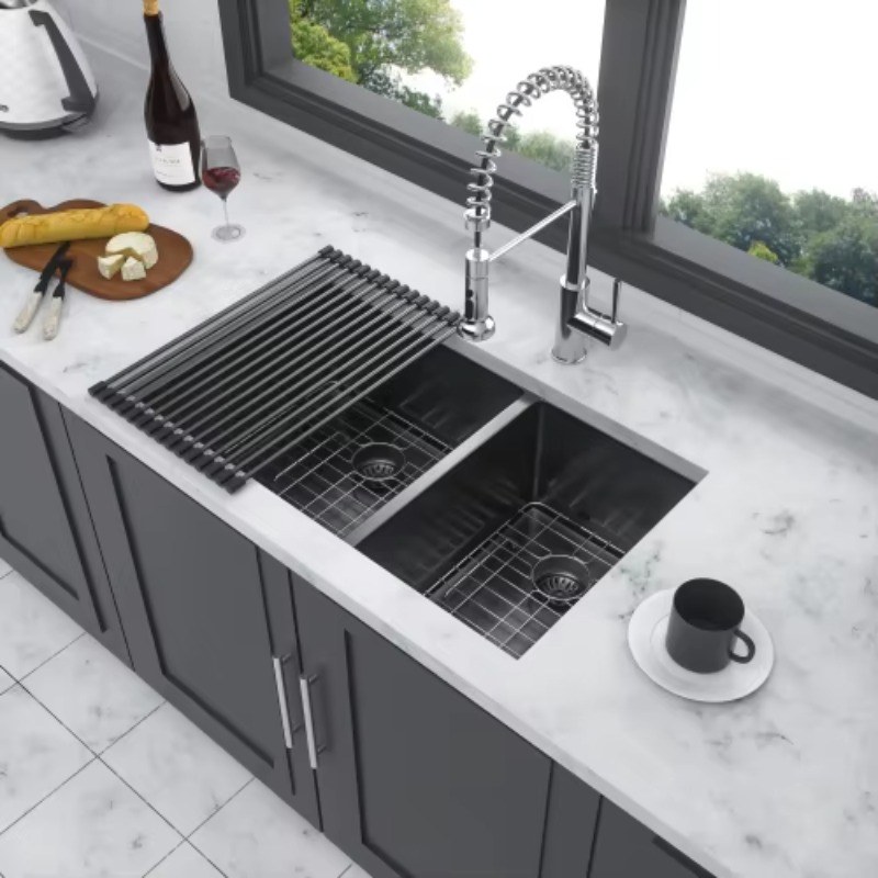 ATV Modern Large Double Bowl K - Commercial Kitchen Double Sink review and price
