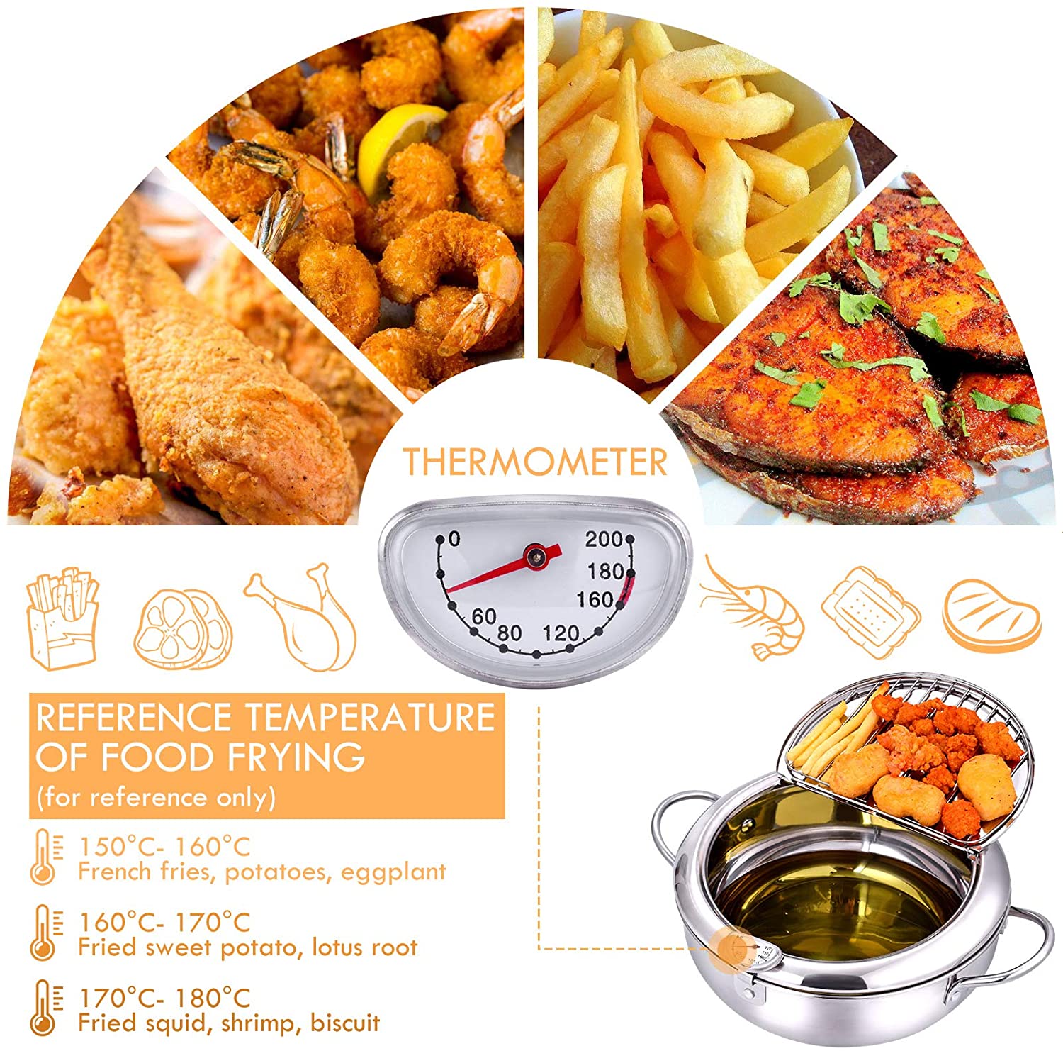 LMETJMA Japanese Deep Frying P - Commercial Kitchen Appliance review and price