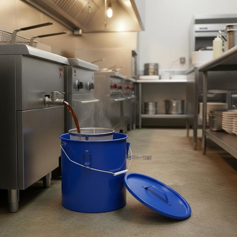 Carbon Steel Oil Storage Pail  - Commercial Kitchen Oil Filter 리뷰 및 가격