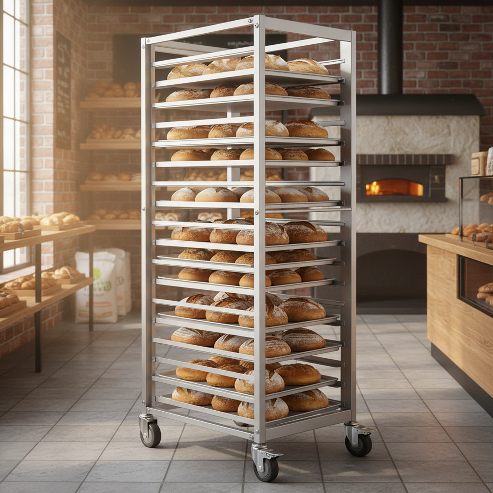 18 Tier Aluminum Commercial Ki - Commercial Kitchen Rack review and price