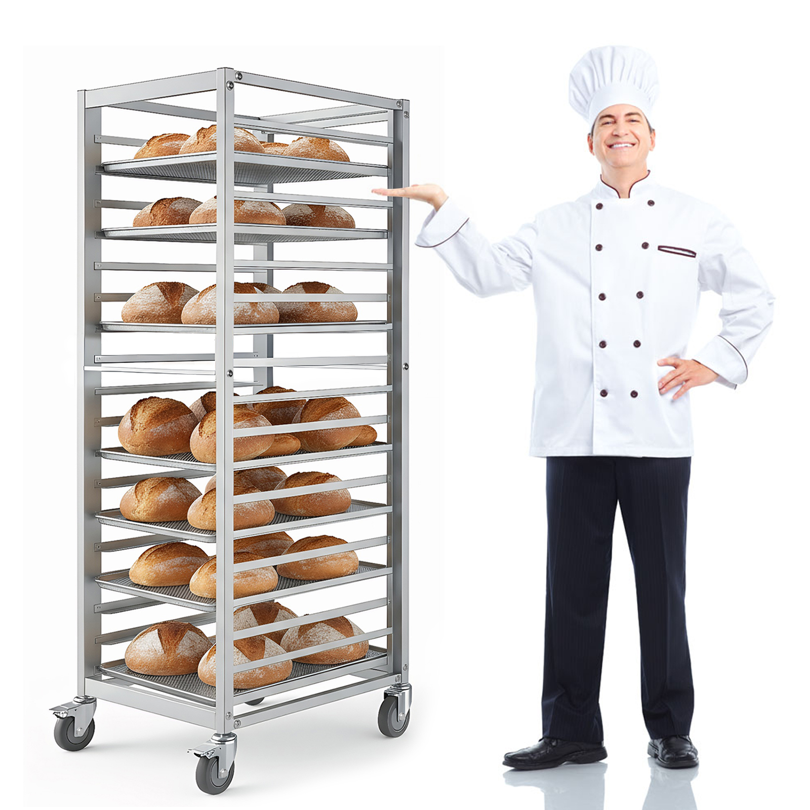 18 Tier Aluminum Commercial Ki - Commercial Kitchen Rack review and price