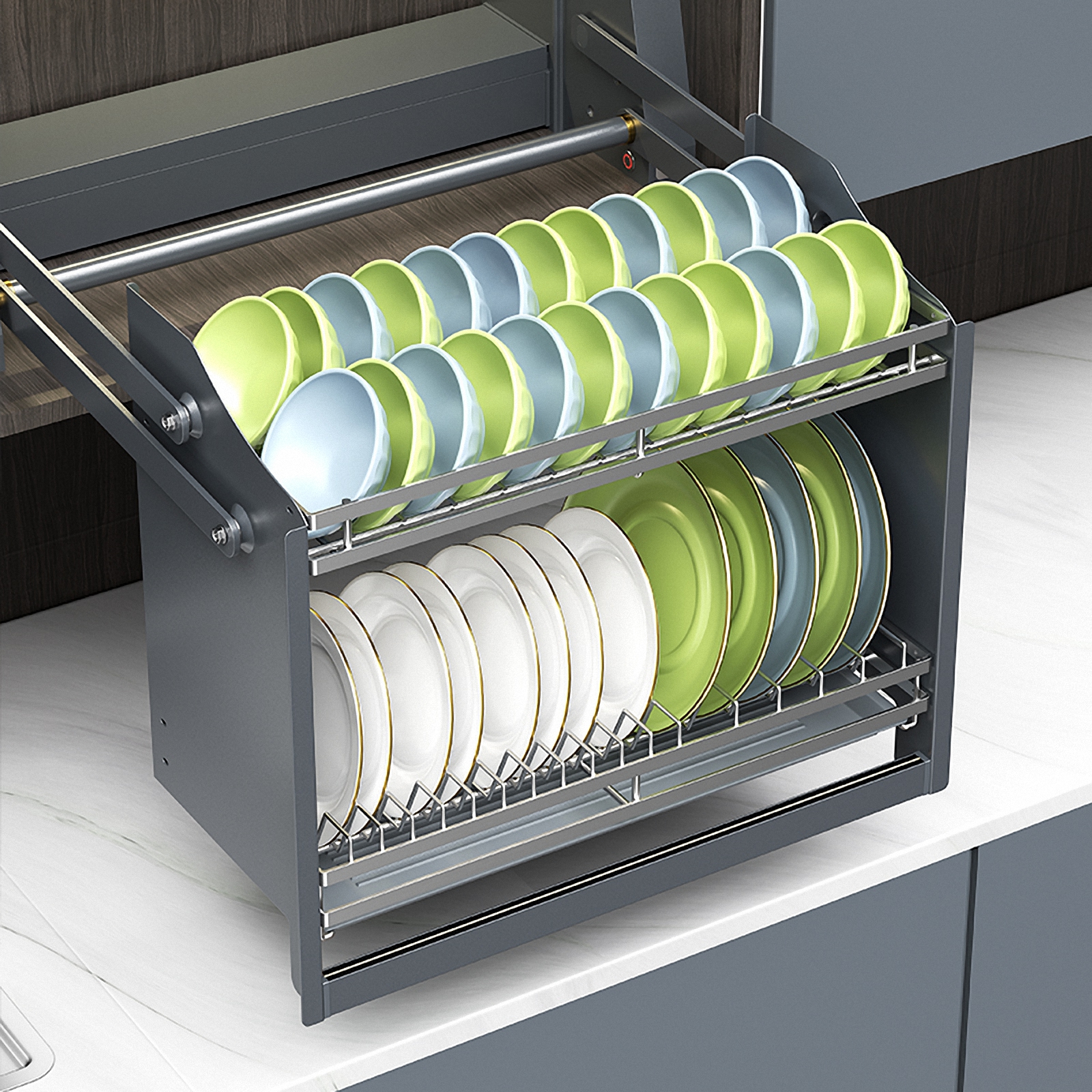AngelParticle Smart Pull-Down  - Commercial Kitchen Organiser review and price