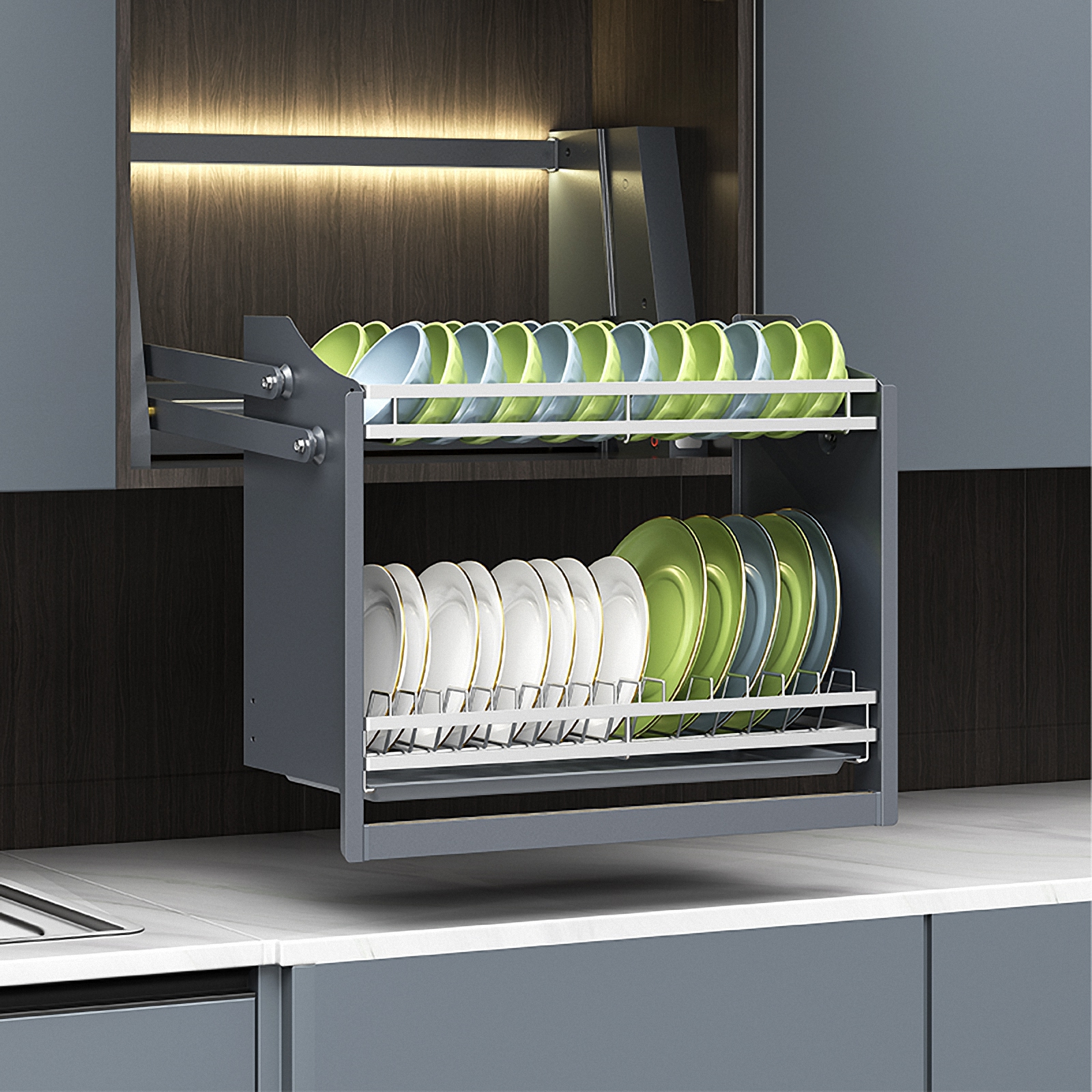 AngelParticle Smart Pull-Down  - Commercial Kitchen Organiser review and price