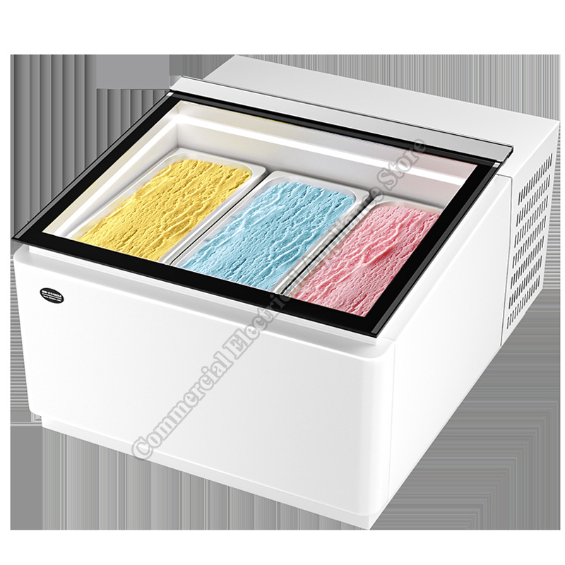 Hard Ice Cream Display Cabinet - Refrigerated Display Case review and price