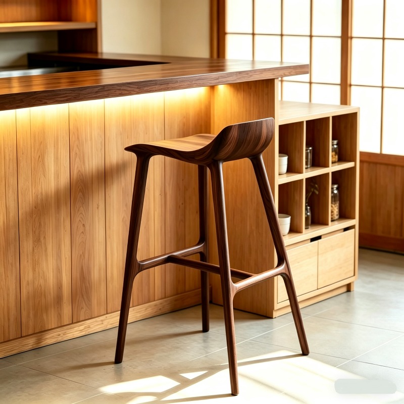 Wooden Save Space Bar Stools S - Commercial Kitchen Interior 리뷰 및 가격