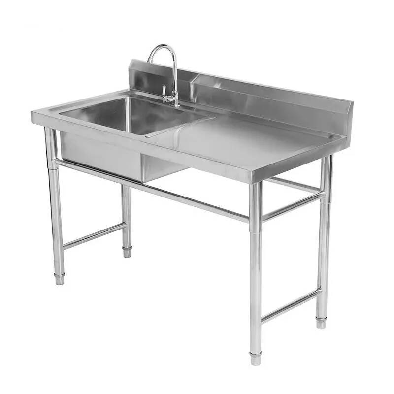 Basin Commercial Integrated St - Commercial Kitchen Double Sink review and price